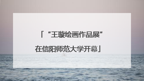 “王璇绘画作品展”在信阳师范大学开幕