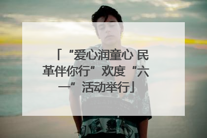 “爱心润童心 民革伴你行”欢度“六一”活动举行