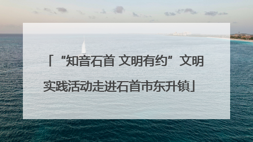 “知音石首 文明有约”文明实践活动走进石首市东升镇