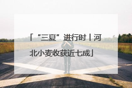 “三夏”进行时丨河北小麦收获近七成