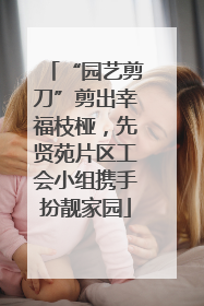 “园艺剪刀”剪出幸福枝桠，先贤苑片区工会小组携手扮靓家园