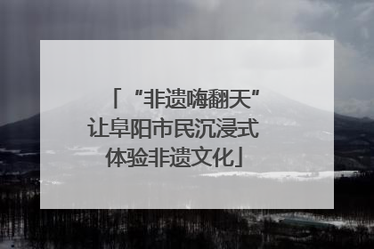 “非遗嗨翻天”让阜阳市民沉浸式体验非遗文化