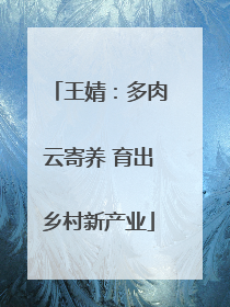王婧：多肉云寄养 育出乡村新产业