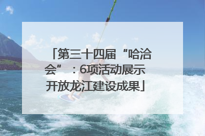 第三十四届“哈洽会”：6项活动展示开放龙江建设成果