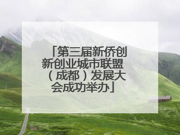 第三届新侨创新创业城市联盟（成都）发展大会成功举办
