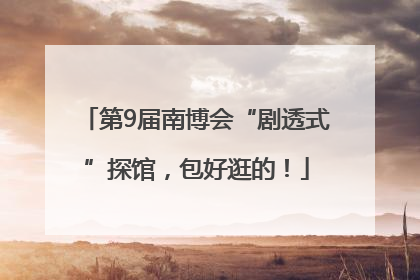第9届南博会“剧透式”探馆，包好逛的！