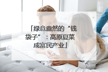 绿意盎然的“钱袋子”：高原夏菜成富民产业