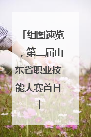 组图速览，第二届山东省职业技能大赛首日