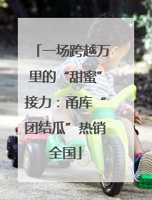 一场跨越万里的“甜蜜”接力：甬库“团结瓜”热销全国