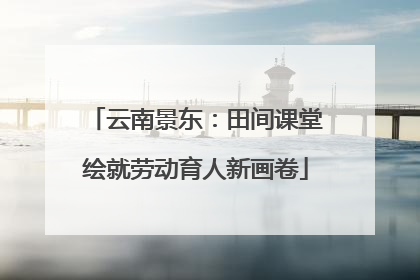 云南景东：田间课堂绘就劳动育人新画卷