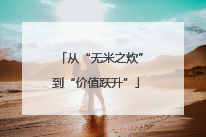 从“无米之炊”到“价值跃升”