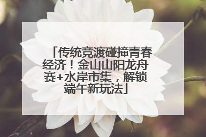 传统竞渡碰撞青春经济！金山山阳龙舟赛+水岸市集，解锁端午新玩法