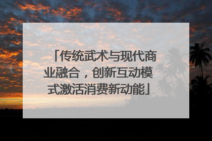 传统武术与现代商业融合，创新互动模式激活消费新动能