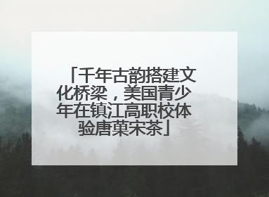 千年古韵搭建文化桥梁，美国青少年在镇江高职校体验唐菓宋茶