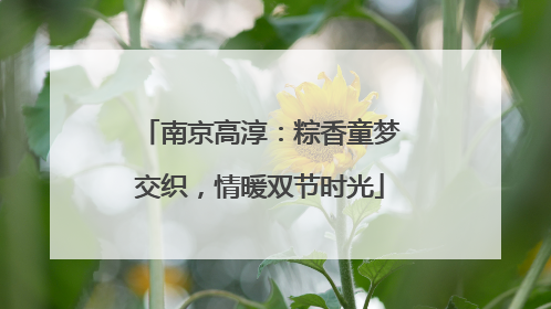 南京高淳：粽香童梦交织，情暖双节时光