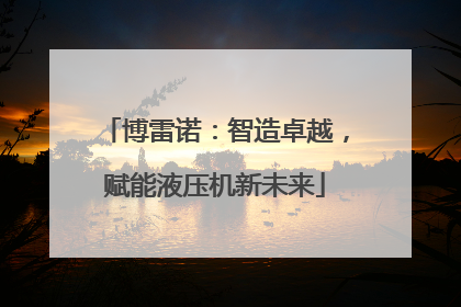 博雷诺：智造卓越，赋能液压机新未来