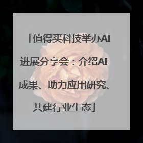 值得买科技举办AI进展分享会：介绍AI成果、助力应用研究、共建行业生态