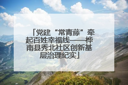 党建“常青藤”牵起百姓幸福线——桦南县秀北社区创新基层治理纪实