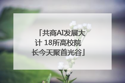 共商AI发展大计 18所高校院长今天聚首光谷