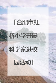 合肥市虹桥小学开展科学家进校园活动
