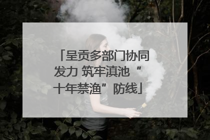 呈贡多部门协同发力 筑牢滇池“十年禁渔”防线