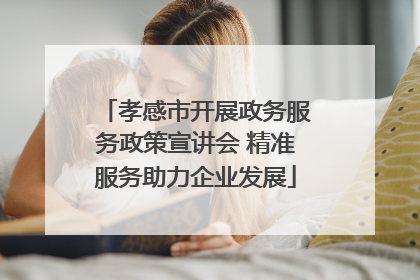 孝感市开展政务服务政策宣讲会 精准服务助力企业发展