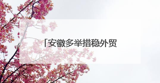 安徽多举措稳外贸拓内销 “外贸产品展销专区”受青睐