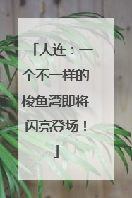 大连：一个不一样的梭鱼湾即将闪亮登场！