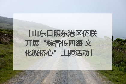山东日照东港区侨联开展“粽香传四海 文化凝侨心”主题活动