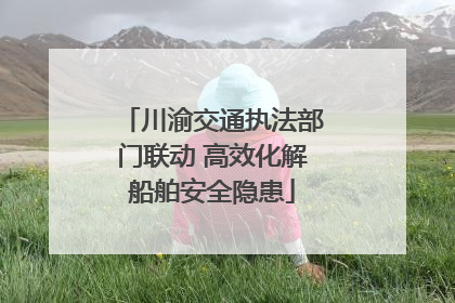 川渝交通执法部门联动 高效化解船舶安全隐患