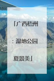 广西梧州：湿地公园夏景美