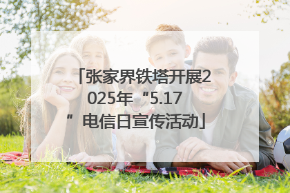 张家界铁塔开展2025年“5.17”电信日宣传活动