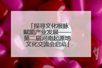 探寻文化根脉 赋能产业发展——第二届河南起源地文化交流会启幕