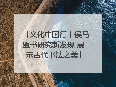 文化中国行丨侯马盟书研究新发现 展示古代书法之美
