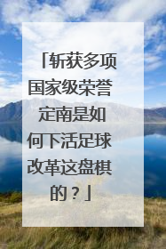 斩获多项国家级荣誉 定南是如何下活足球改革这盘棋的？