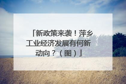 新政策来袭！萍乡工业经济发展有何新动向？（图）