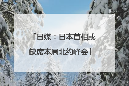 日媒：日本首相或缺席本周北约峰会