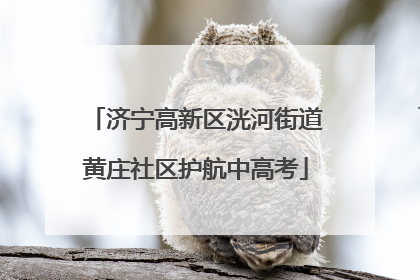 济宁高新区洸河街道黄庄社区护航中高考