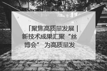 聚焦高质量发展｜新技术成果汇聚“丝博会” 为高质量发展注入新动能