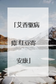 艾香驱病瘴 红豆寄安康