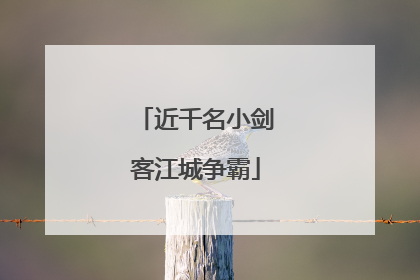 近千名小剑客江城争霸