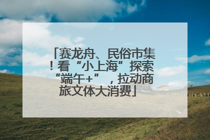 赛龙舟、民俗市集！看“小上海”探索“端午+”，拉动商旅文体大消费