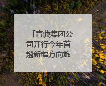 青藏集团公司开行今年首趟新疆方向旅游专列
