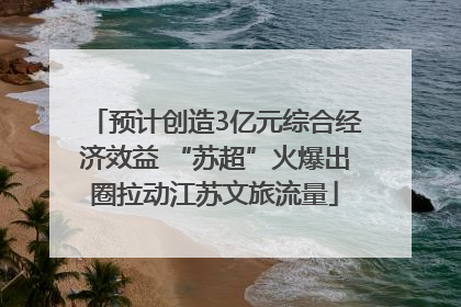 预计创造3亿元综合经济效益 “苏超”火爆出圈拉动江苏文旅流量