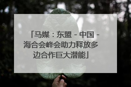 马媒：东盟－中国－海合会峰会助力释放多边合作巨大潜能