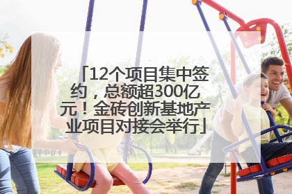 12个项目集中签约，总额超300亿元！金砖创新基地产业项目对接会举行