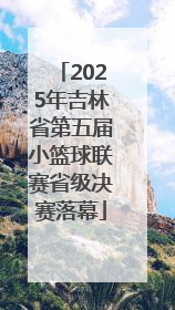 2025年吉林省第五届小篮球联赛省级决赛落幕