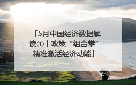 5月中国经济数据解读①丨政策“组合拳”精准激活经济动能